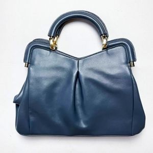 EUC Segolene Florrie Vegan Leather Gray Handbag Purse